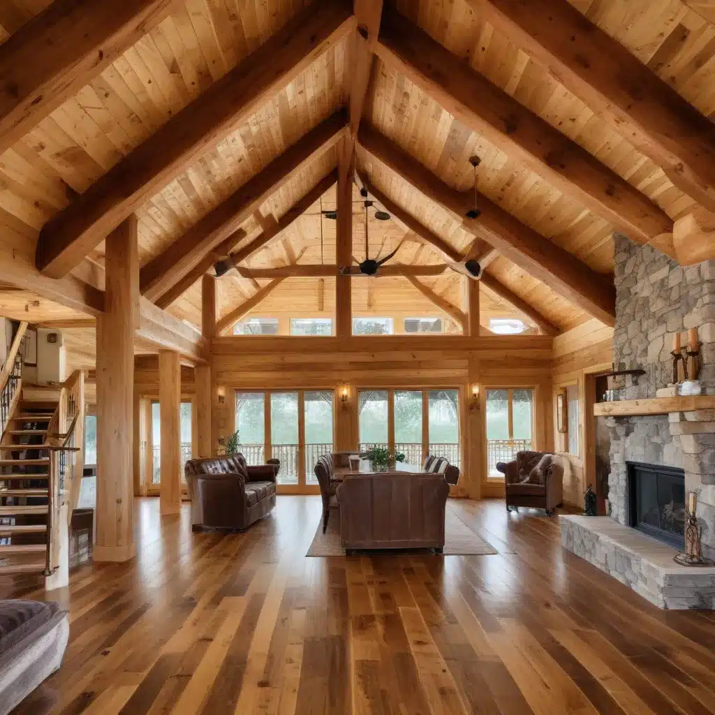 Reclaimed Timber in Log Home Construction: A Sustainable Solution