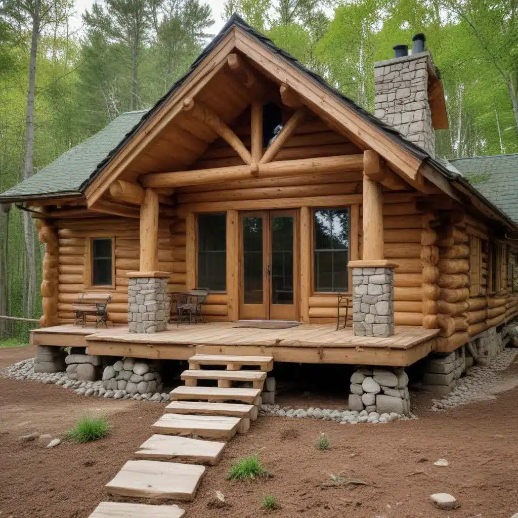 Repurposing Logs: Transforming Old Materials into New Log Homes