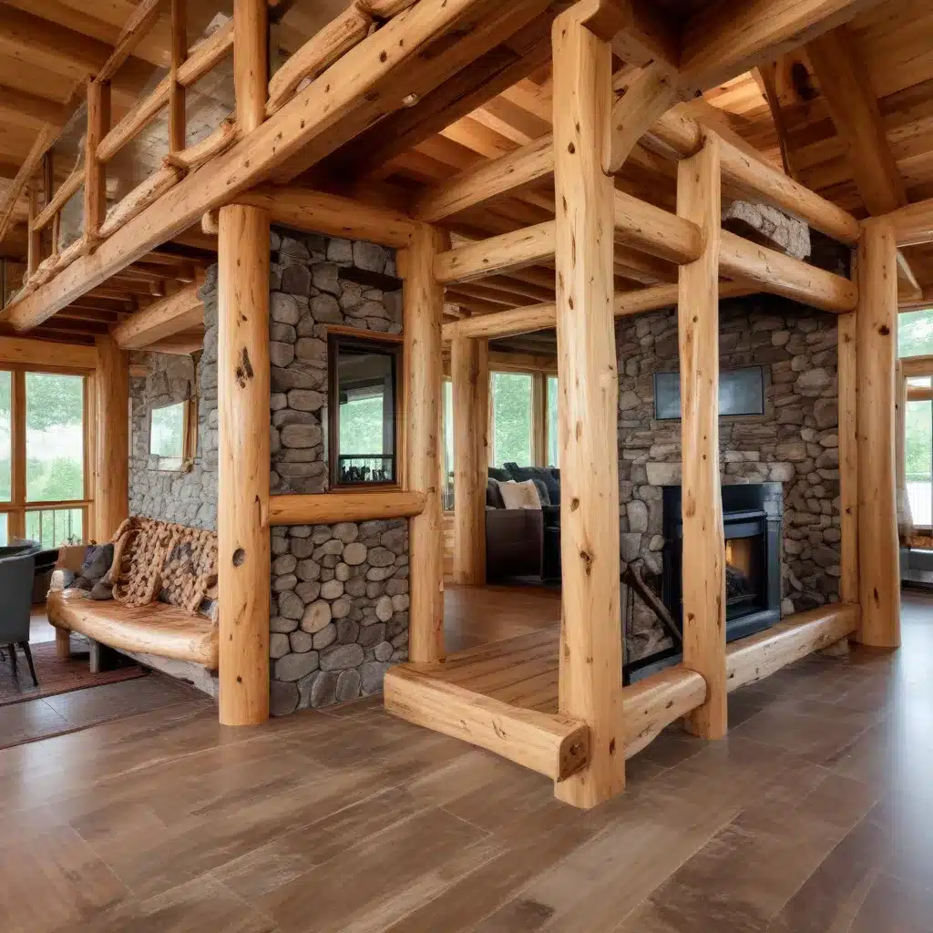 Repurposing Reclaimed Timber for Unique Log Home Architectural Features