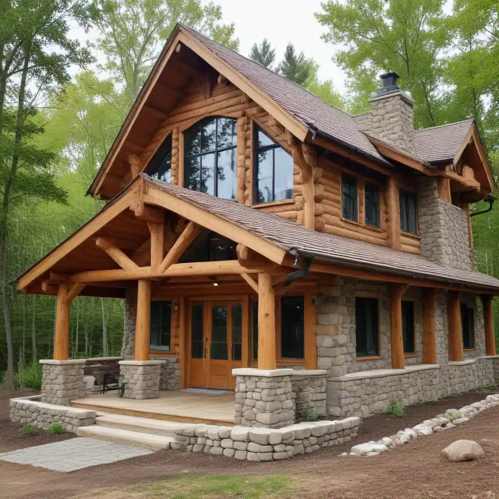 Repurposing Reclaimed Timber for Unique Log Home Features