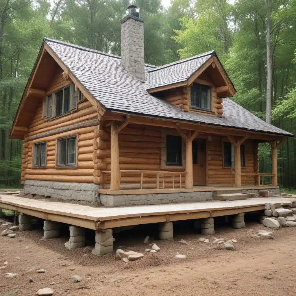 Restoring the Structural Soundness of Aging Log Home Foundations