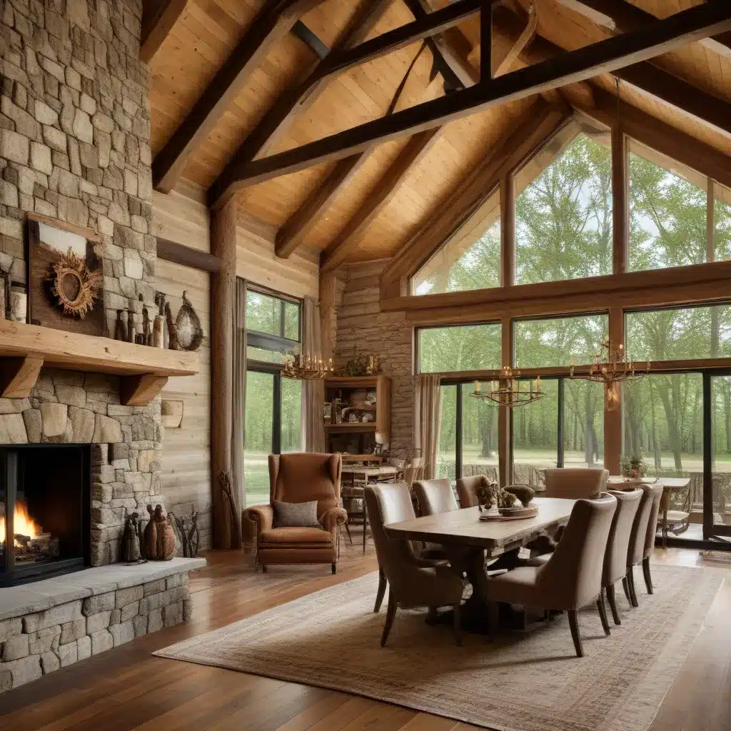 Rustic Refinement: Harmonizing Traditional Log Cabin Aesthetics with Modern Amenities