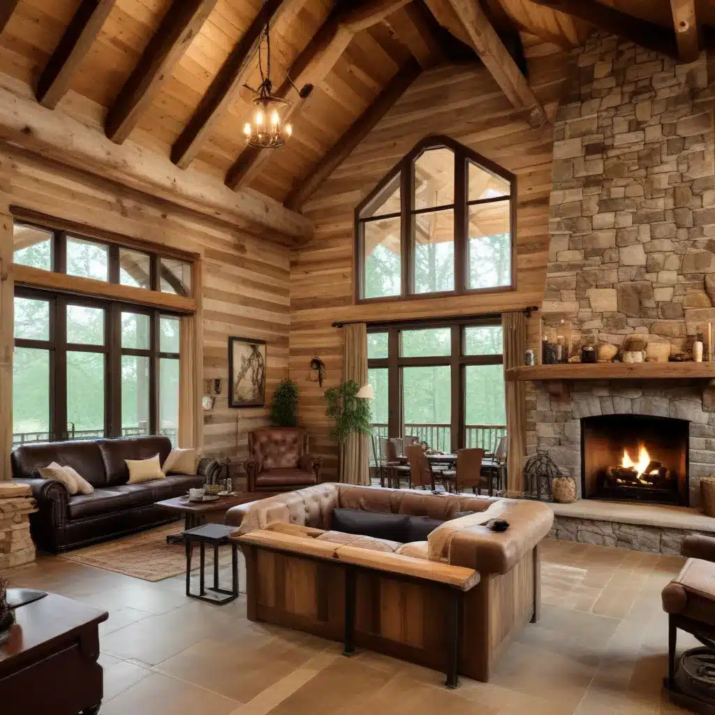 Rustic Retreat: Blending Log Cabin Style with Modern Amenities