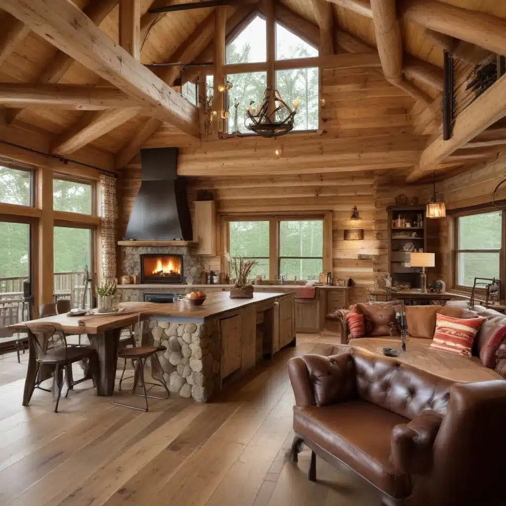 Rustic Retreat: Blending Log Cabin Style with Modern Amenities