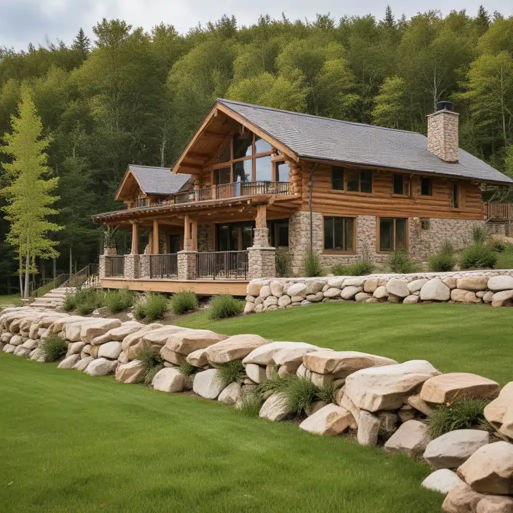 Seamless Transitions: Blending Log Homes with Surrounding Landscapes