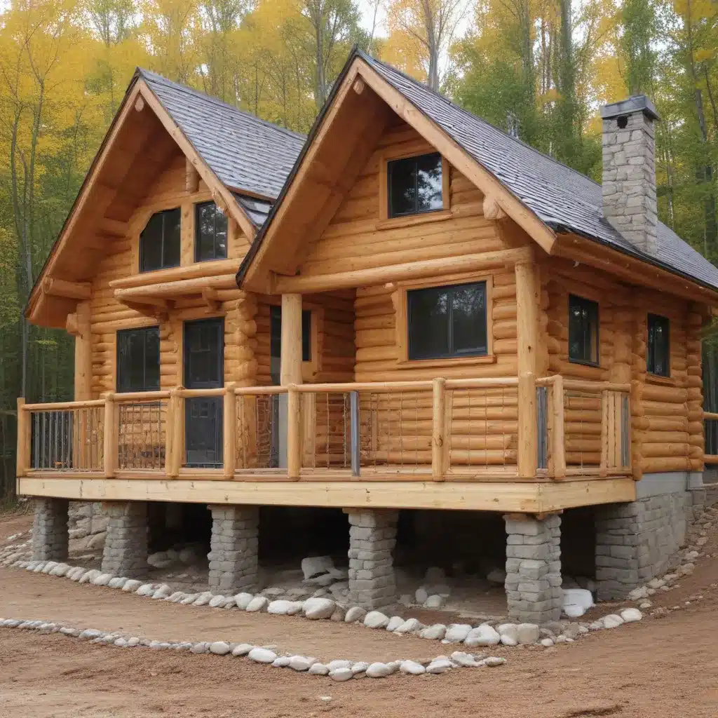 Selecting Appropriate Log Home Foundation Systems