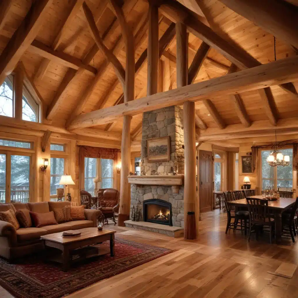 Timber Frame Artistry: Showcasing Craftsmanship in Log Home Design