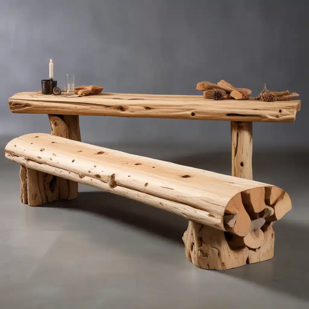 Timber Transformation: Repurposing Logs for Functional Furnishings