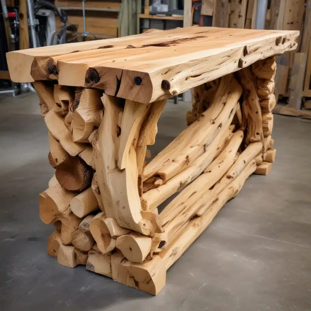 Timber Transformation: Repurposing Logs into Functional and Artistic Furnishings