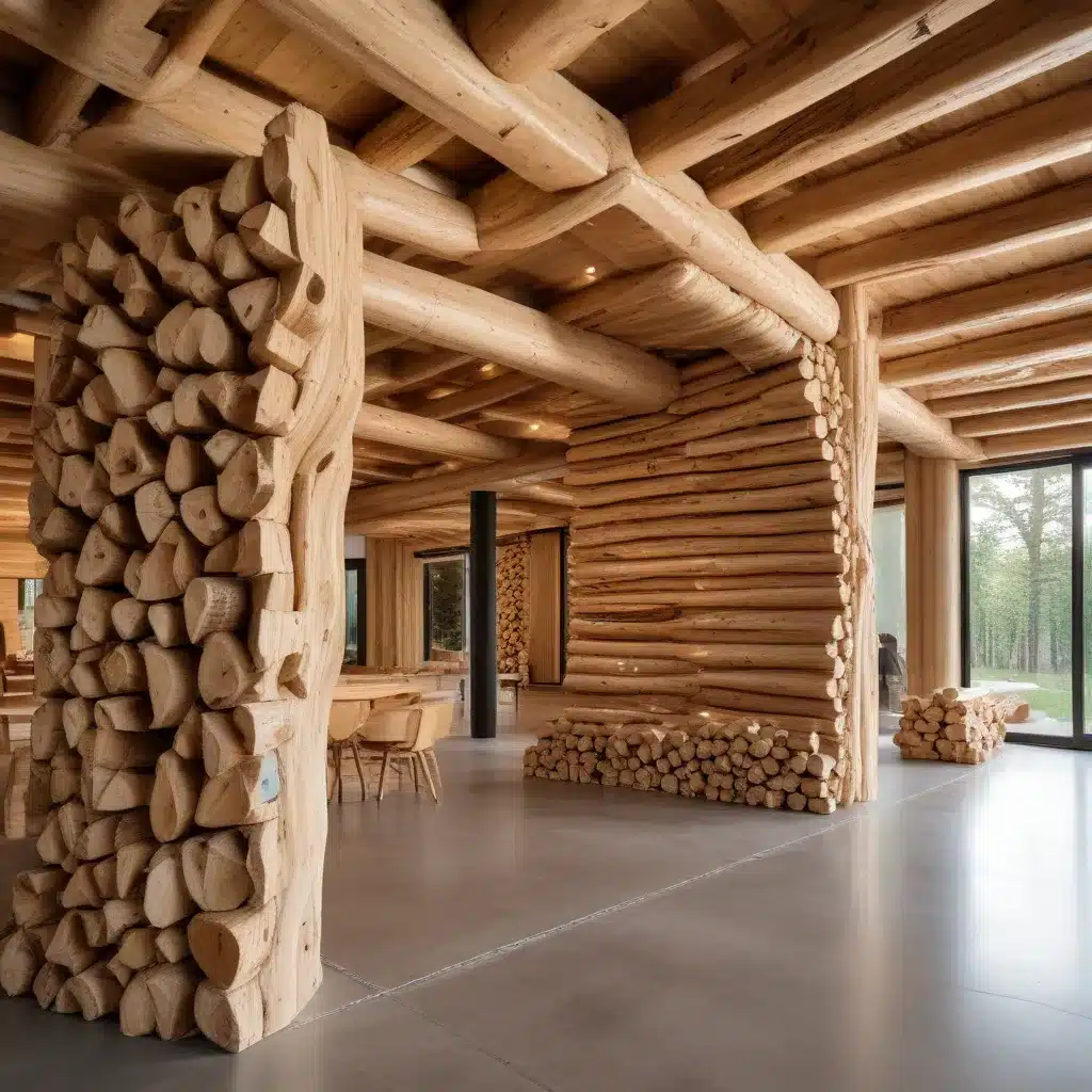 Timber Transformation: Repurposing Logs into Stunning Architectural Accents